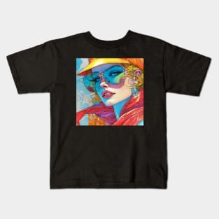 Chromatic Splendor - AI Kids T-Shirt